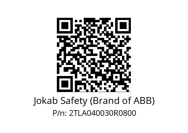   Jokab Safety (Brand of ABB) 2TLA040030R0800