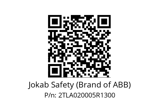   Jokab Safety (Brand of ABB) 2TLA020005R1300