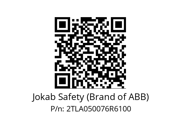   Jokab Safety (Brand of ABB) 2TLA050076R6100