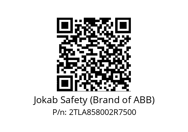   Jokab Safety (Brand of ABB) 2TLA858002R7500