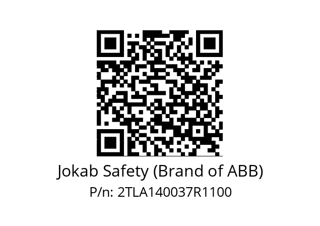   Jokab Safety (Brand of ABB) 2TLA140037R1100