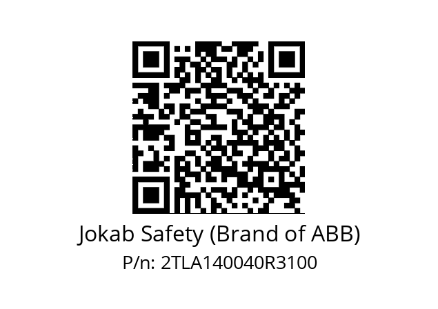   Jokab Safety (Brand of ABB) 2TLA140040R3100