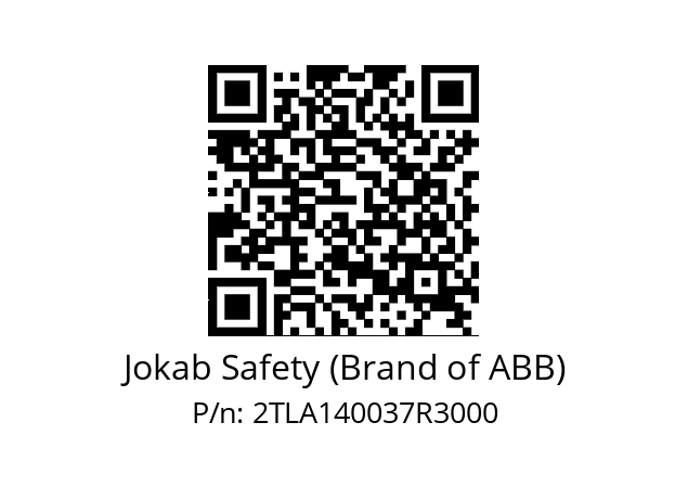   Jokab Safety (Brand of ABB) 2TLA140037R3000