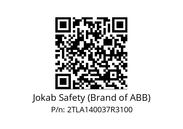   Jokab Safety (Brand of ABB) 2TLA140037R3100