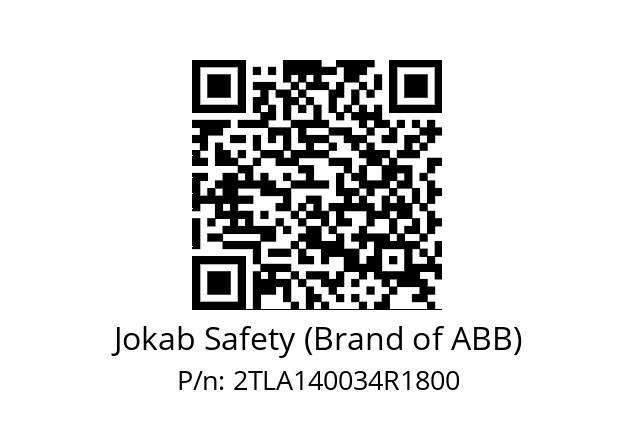   Jokab Safety (Brand of ABB) 2TLA140034R1800