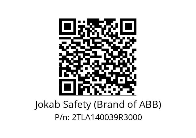   Jokab Safety (Brand of ABB) 2TLA140039R3000