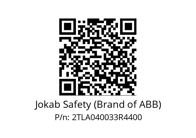   Jokab Safety (Brand of ABB) 2TLA040033R4400