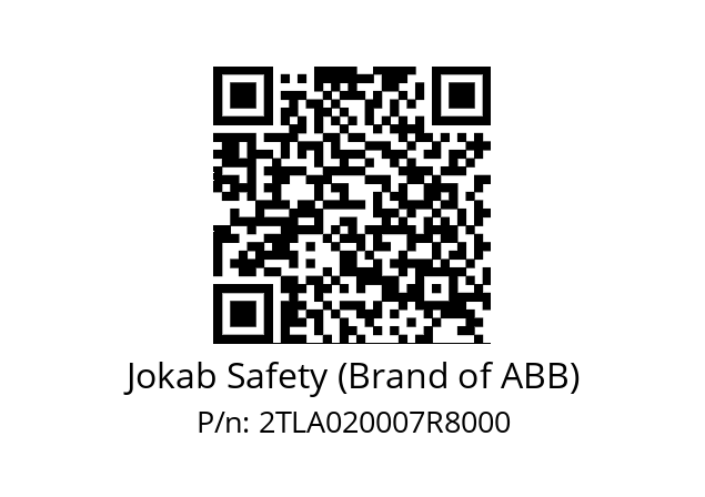   Jokab Safety (Brand of ABB) 2TLA020007R8000