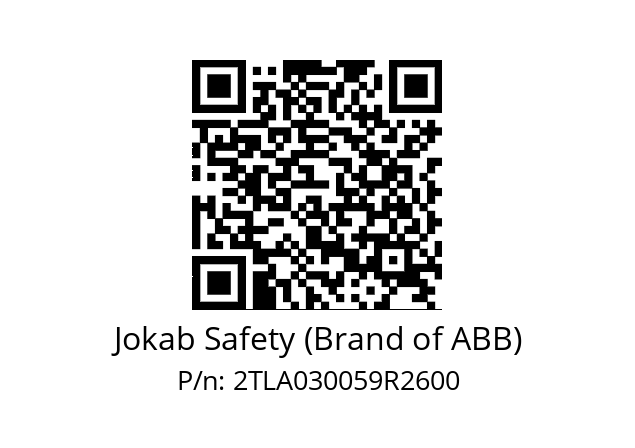   Jokab Safety (Brand of ABB) 2TLA030059R2600