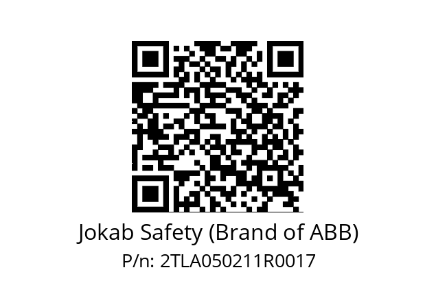   Jokab Safety (Brand of ABB) 2TLA050211R0017