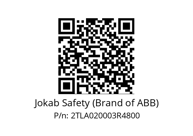   Jokab Safety (Brand of ABB) 2TLA020003R4800