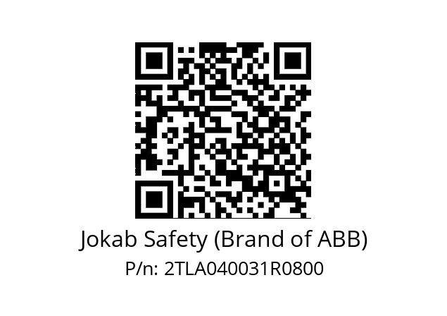   Jokab Safety (Brand of ABB) 2TLA040031R0800