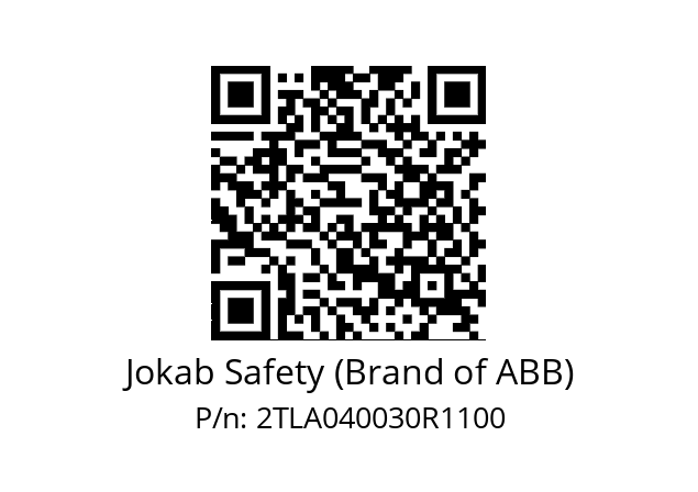   Jokab Safety (Brand of ABB) 2TLA040030R1100