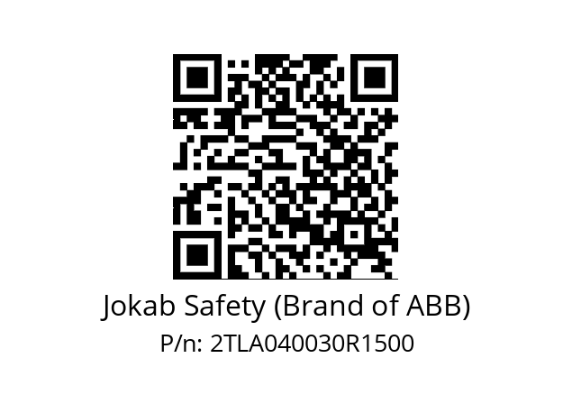   Jokab Safety (Brand of ABB) 2TLA040030R1500