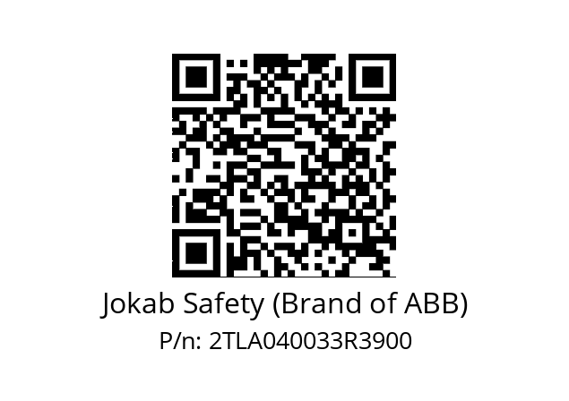   Jokab Safety (Brand of ABB) 2TLA040033R3900