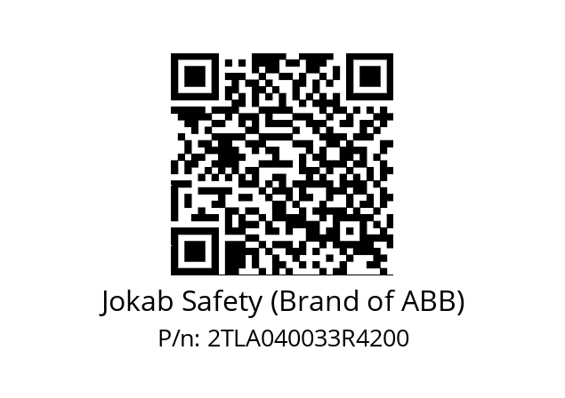   Jokab Safety (Brand of ABB) 2TLA040033R4200