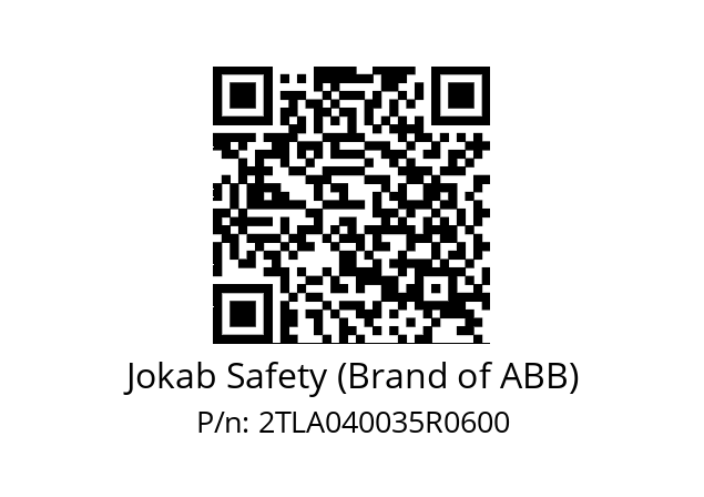   Jokab Safety (Brand of ABB) 2TLA040035R0600