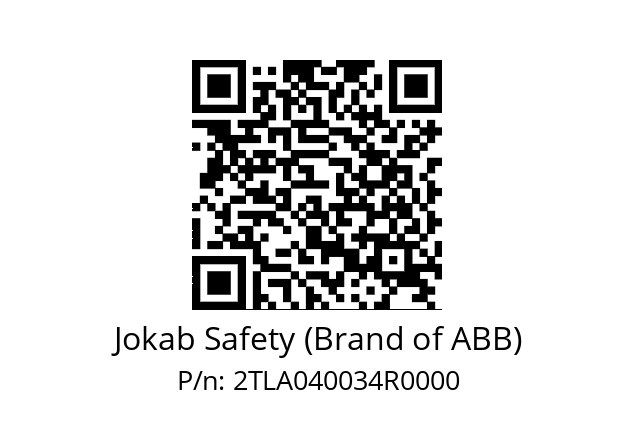   Jokab Safety (Brand of ABB) 2TLA040034R0000