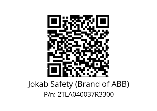   Jokab Safety (Brand of ABB) 2TLA040037R3300