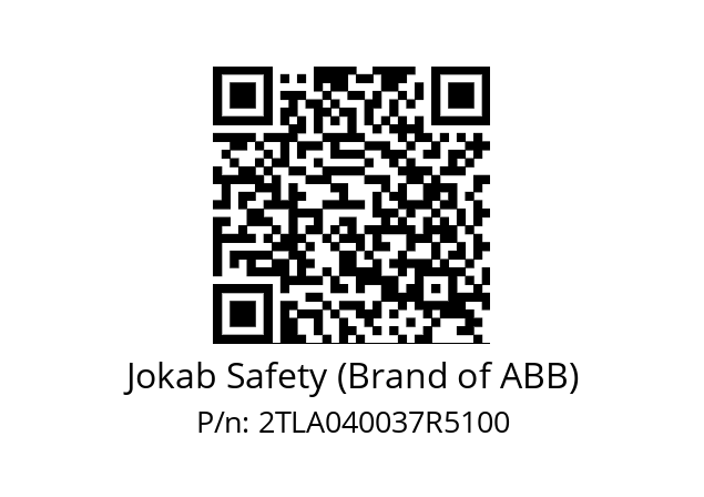   Jokab Safety (Brand of ABB) 2TLA040037R5100