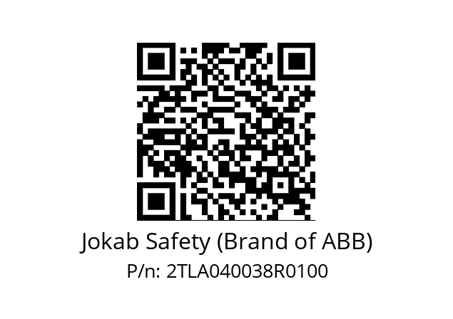   Jokab Safety (Brand of ABB) 2TLA040038R0100