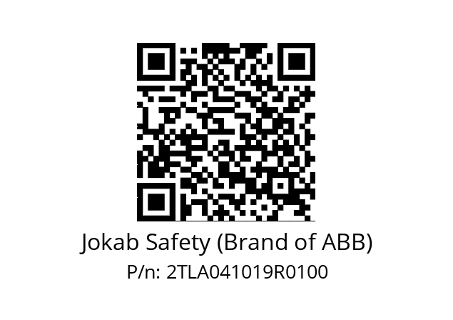   Jokab Safety (Brand of ABB) 2TLA041019R0100