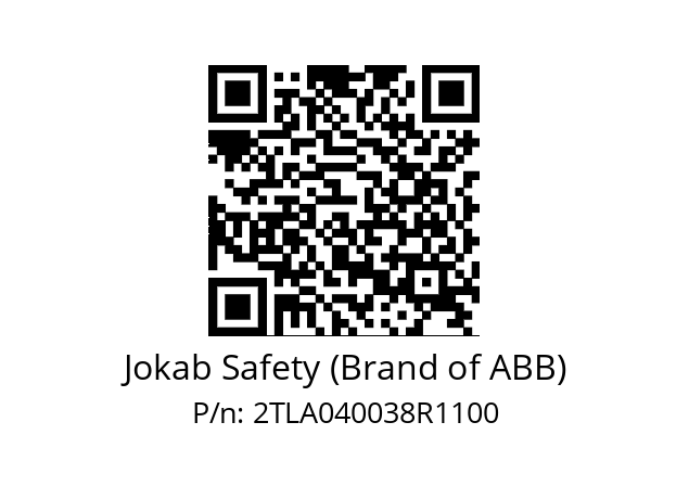   Jokab Safety (Brand of ABB) 2TLA040038R1100