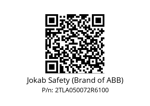   Jokab Safety (Brand of ABB) 2TLA050072R6100