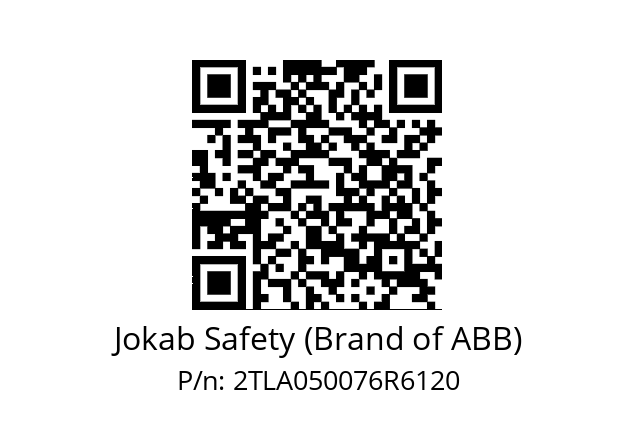   Jokab Safety (Brand of ABB) 2TLA050076R6120