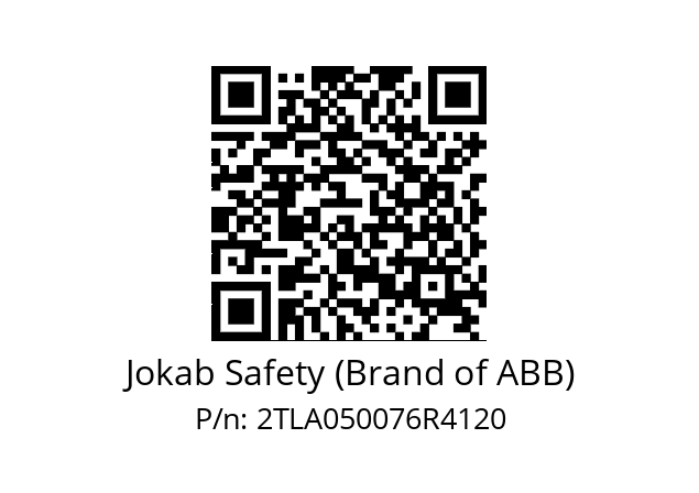   Jokab Safety (Brand of ABB) 2TLA050076R4120