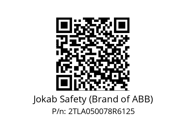   Jokab Safety (Brand of ABB) 2TLA050078R6125