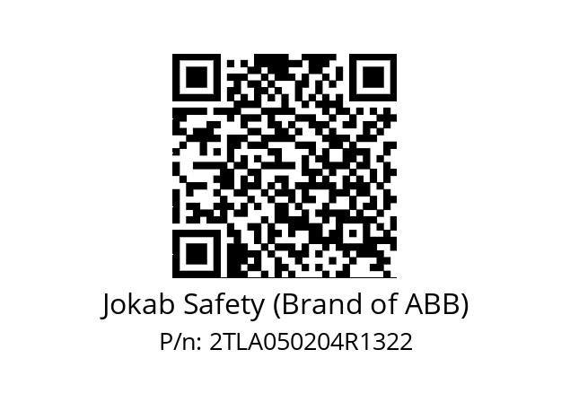   Jokab Safety (Brand of ABB) 2TLA050204R1322