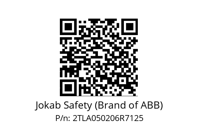   Jokab Safety (Brand of ABB) 2TLA050206R7125