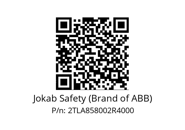   Jokab Safety (Brand of ABB) 2TLA858002R4000