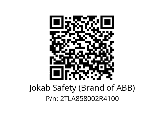   Jokab Safety (Brand of ABB) 2TLA858002R4100