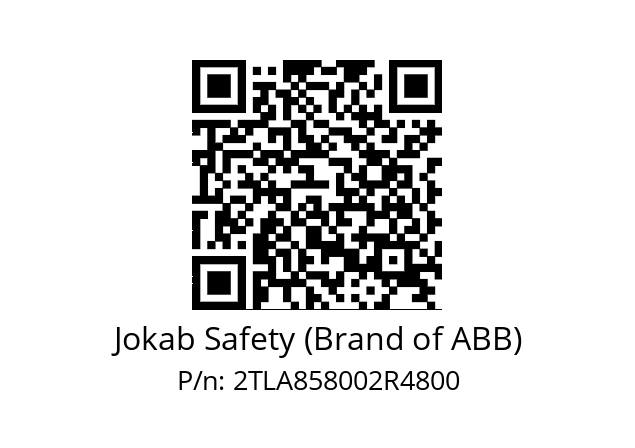   Jokab Safety (Brand of ABB) 2TLA858002R4800