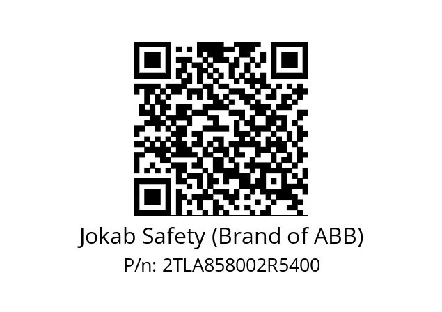   Jokab Safety (Brand of ABB) 2TLA858002R5400