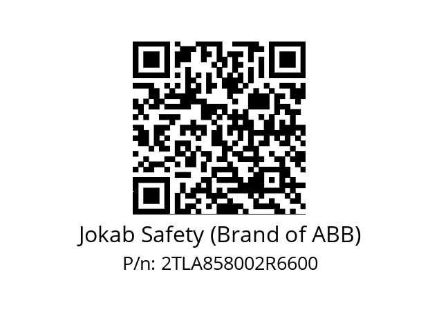   Jokab Safety (Brand of ABB) 2TLA858002R6600