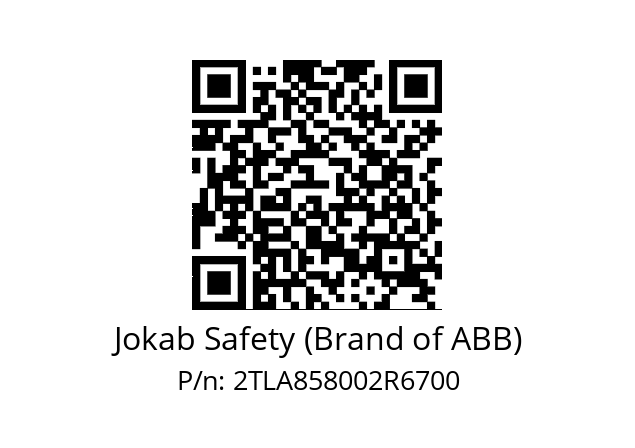   Jokab Safety (Brand of ABB) 2TLA858002R6700