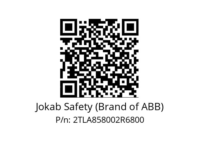   Jokab Safety (Brand of ABB) 2TLA858002R6800