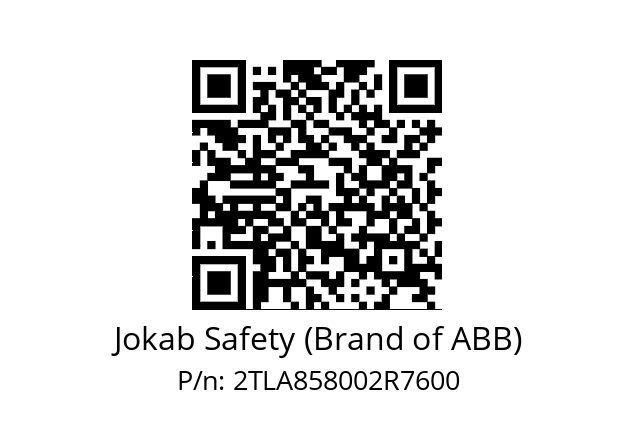   Jokab Safety (Brand of ABB) 2TLA858002R7600