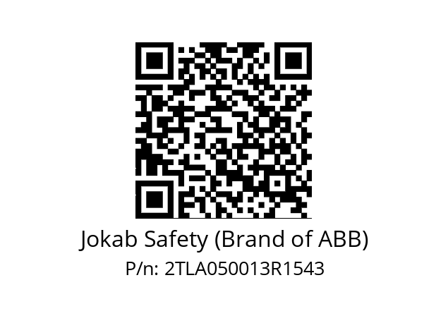   Jokab Safety (Brand of ABB) 2TLA050013R1543