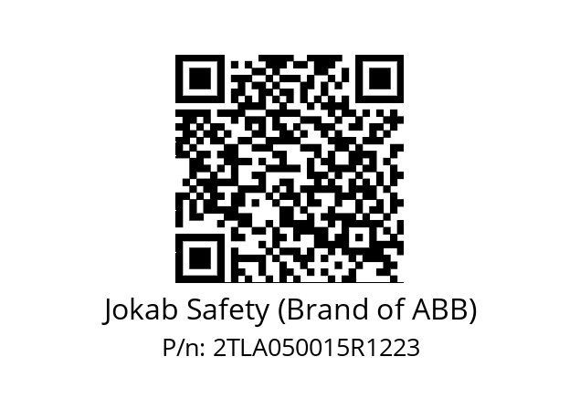   Jokab Safety (Brand of ABB) 2TLA050015R1223