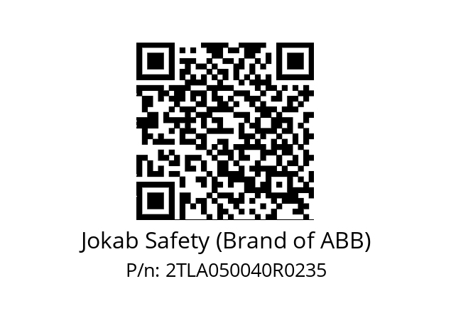   Jokab Safety (Brand of ABB) 2TLA050040R0235