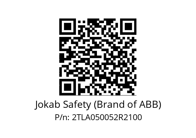   Jokab Safety (Brand of ABB) 2TLA050052R2100