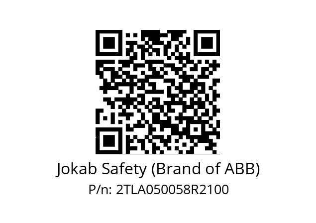   Jokab Safety (Brand of ABB) 2TLA050058R2100