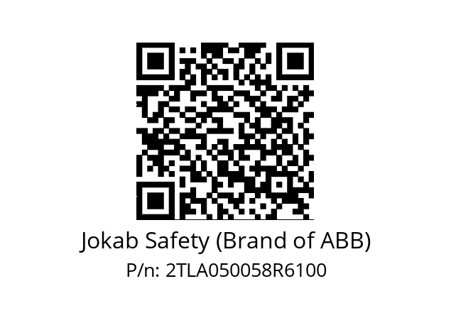   Jokab Safety (Brand of ABB) 2TLA050058R6100