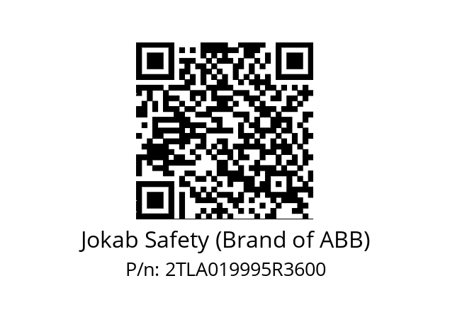   Jokab Safety (Brand of ABB) 2TLA019995R3600