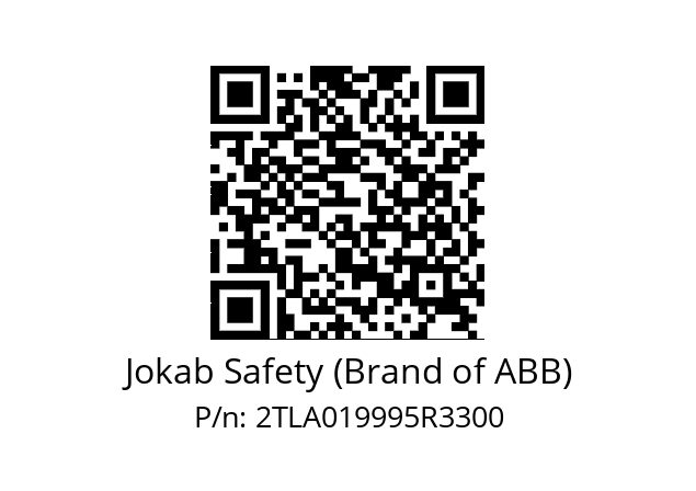   Jokab Safety (Brand of ABB) 2TLA019995R3300