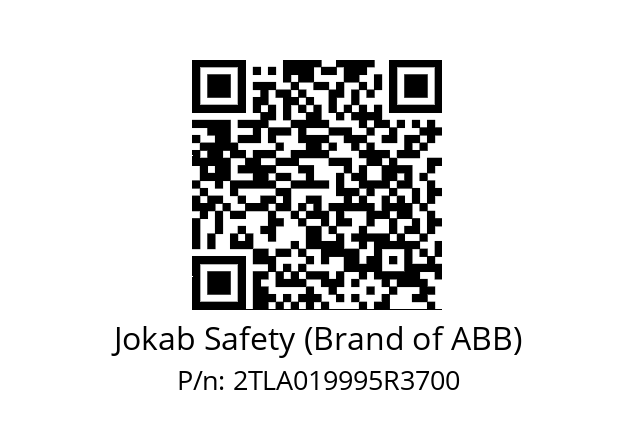   Jokab Safety (Brand of ABB) 2TLA019995R3700